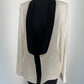 BCBG White w/ Black Tuxedo Jacket
