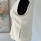 BCBG Maxazria White Fitted Top